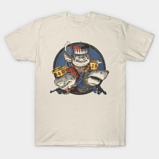 Card Sharks! T-Shirt by ThirteenthFloor